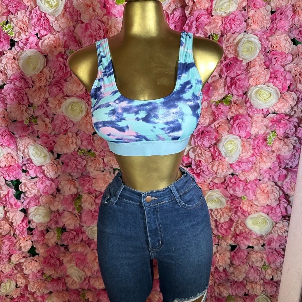 Adidas Tie-Dye Sports Bra